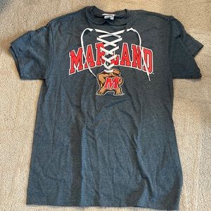 University Of Maryland Lace Up T-Shirt